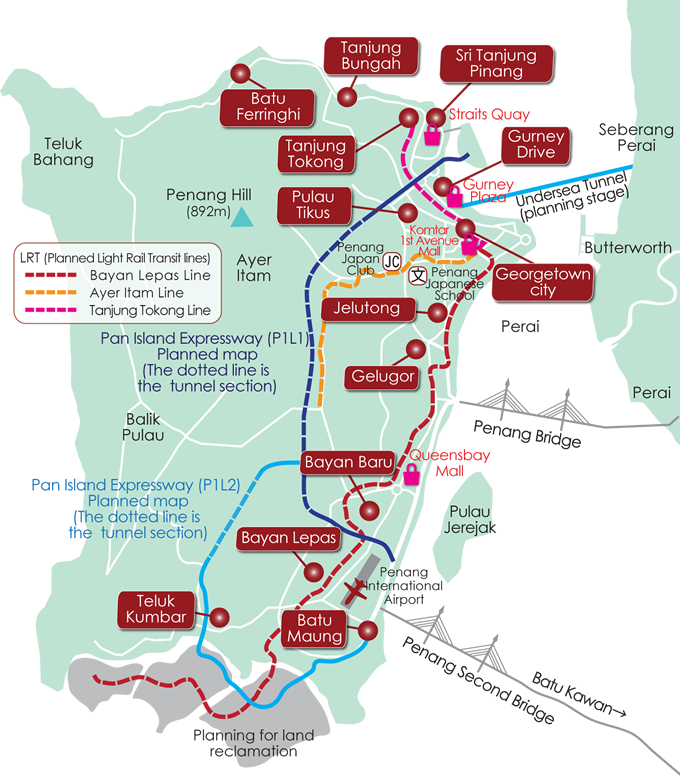 Penang Map